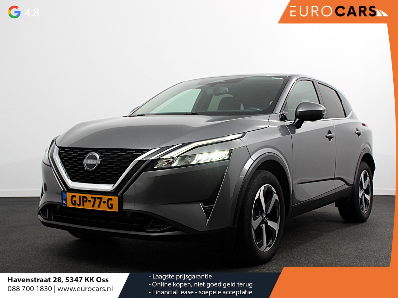 Nissan Qashqai - 1.3 MHEV Automaat N-Connecta Navigatie Apple Carplay/Android Auto Dab Led Camera 360 Adapt - AutoWereld.nl