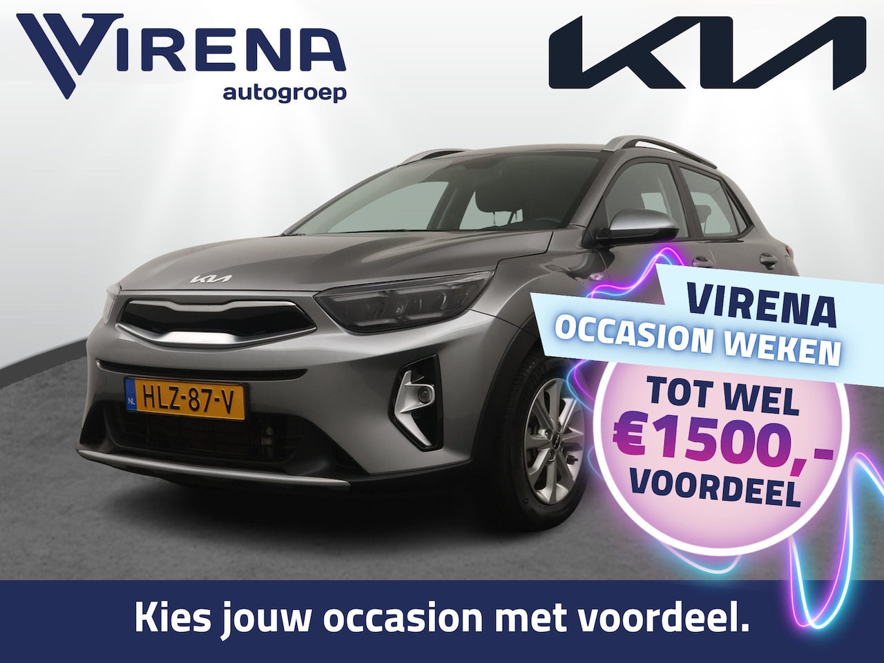 Kia Stonic - 1.0 T-GDi MHEV DynamicLine - Apple Carplay/Android Auto - Achteruitrijcamera - Cruise Cont - AutoWereld.nl