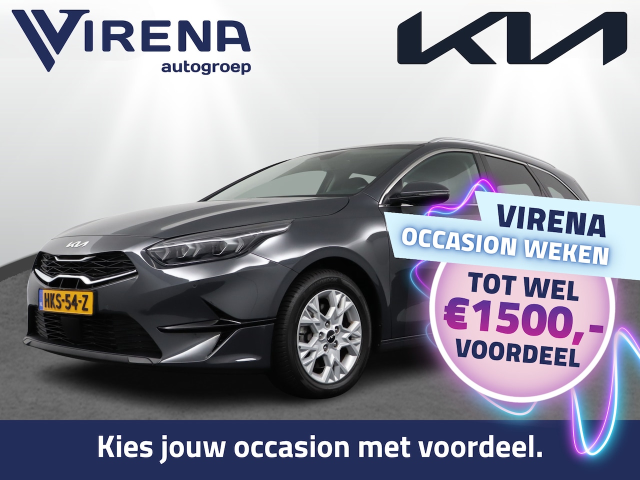 Kia Cee'd Sportswagon - Ceed 1.5 T-GDi DynamicPlusLine -  Climate Control - Cruise Control - DAB- Apple Carplay/An - AutoWereld.nl