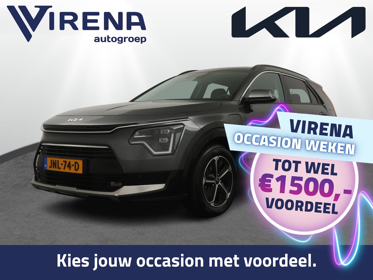Kia Niro - 1.6 GDi PHEV DynamicPlusLine - Adaptive Cruise - Stoel/Stuurverwarming - Schuif/Kanteldak - AutoWereld.nl