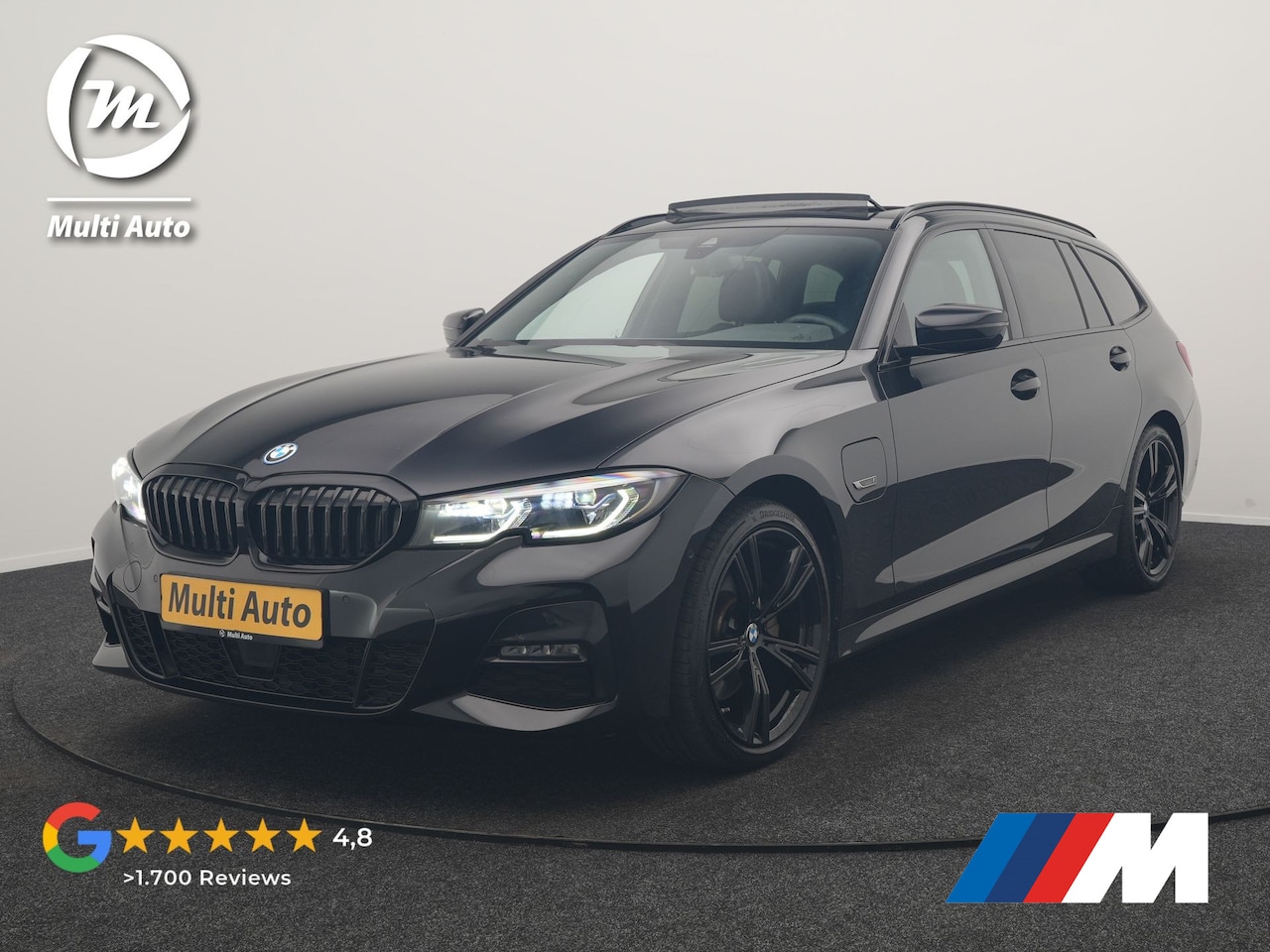 BMW 3-serie Touring - 320e M Sport PHEV Dealer O.H. | Trekhaak Af Fabriek | Panodak | Adaptive Cruise | Laser LE - AutoWereld.nl