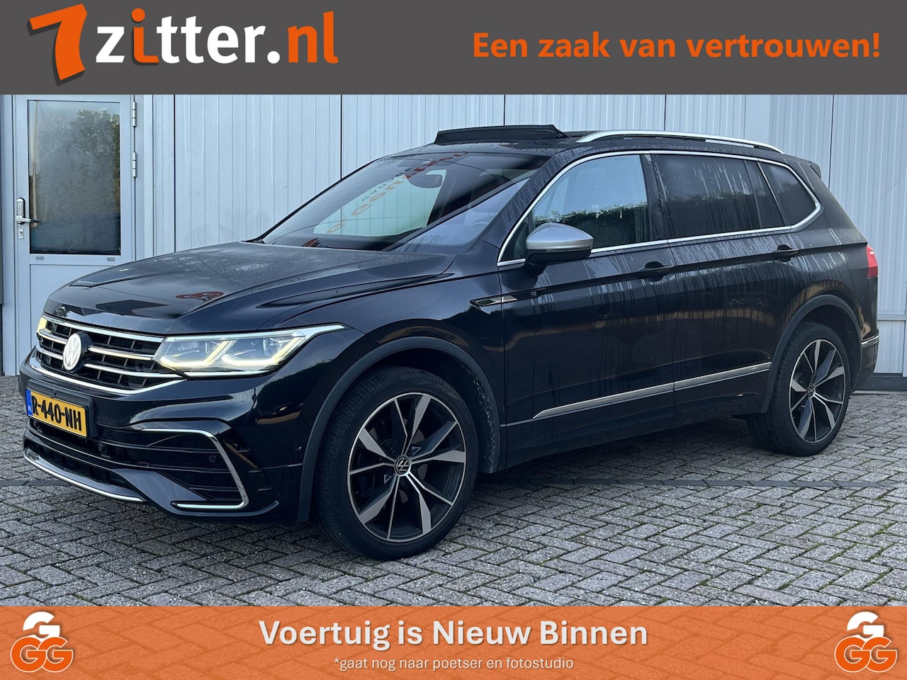 Volkswagen Tiguan Allspace - 2.0 TSI 4Motion Highline R-Line 7-Persoons Panoramadak, Stoelverwarming/Ventilatie, IQ-Lig - AutoWereld.nl