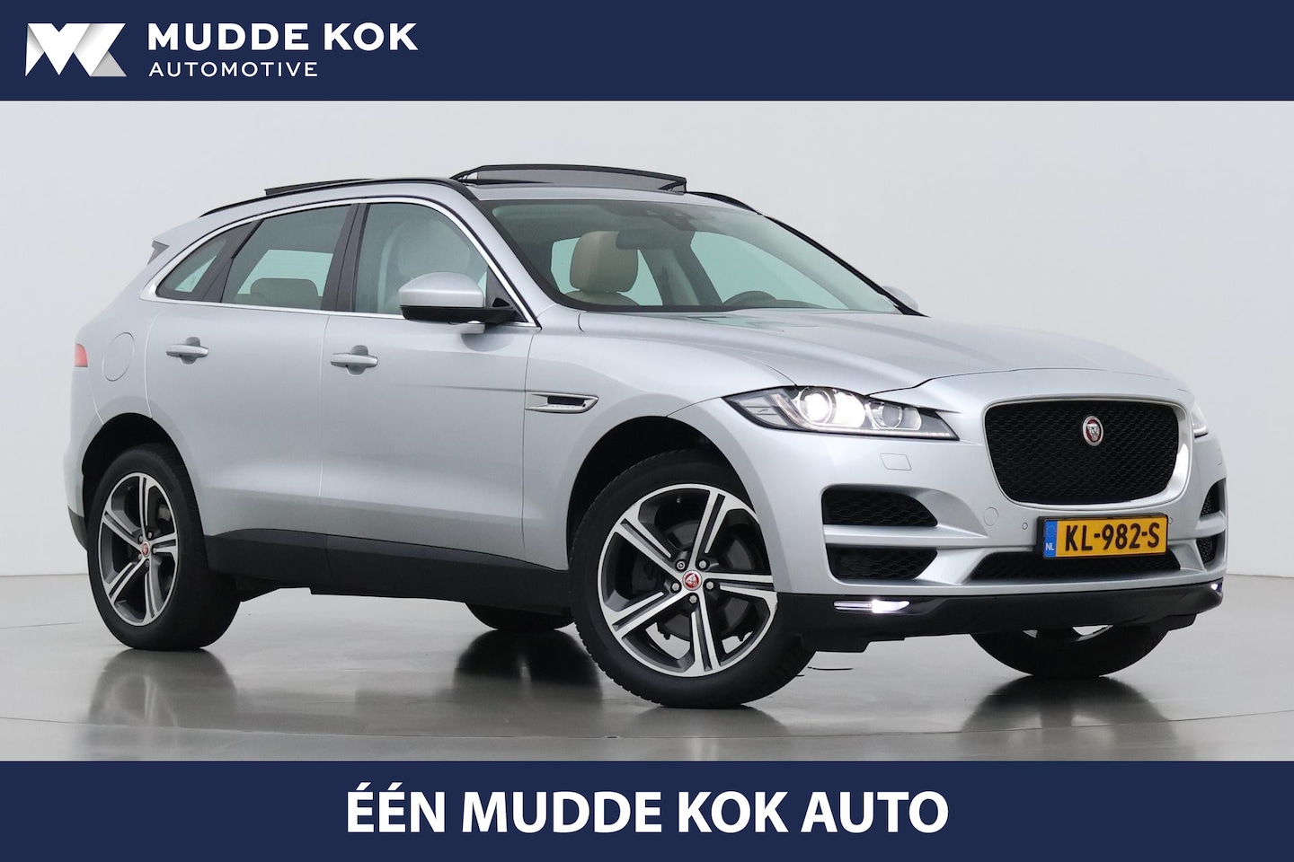 Jaguar F-Pace - 3.0 S AWD 30d | Panoramadak | Trekhaak | Meridian | Stoelventilatie | Keyless | Stoel+acht - AutoWereld.nl