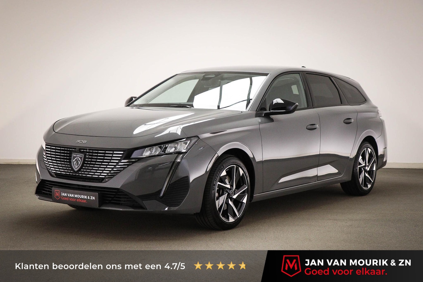Peugeot 308 SW - 1.2 Hybrid 145 e-DCS6 Allure | HALF LEDER | DRAALOZE LADER | NAVI | DAB | APPLE | 360 CAME - AutoWereld.nl