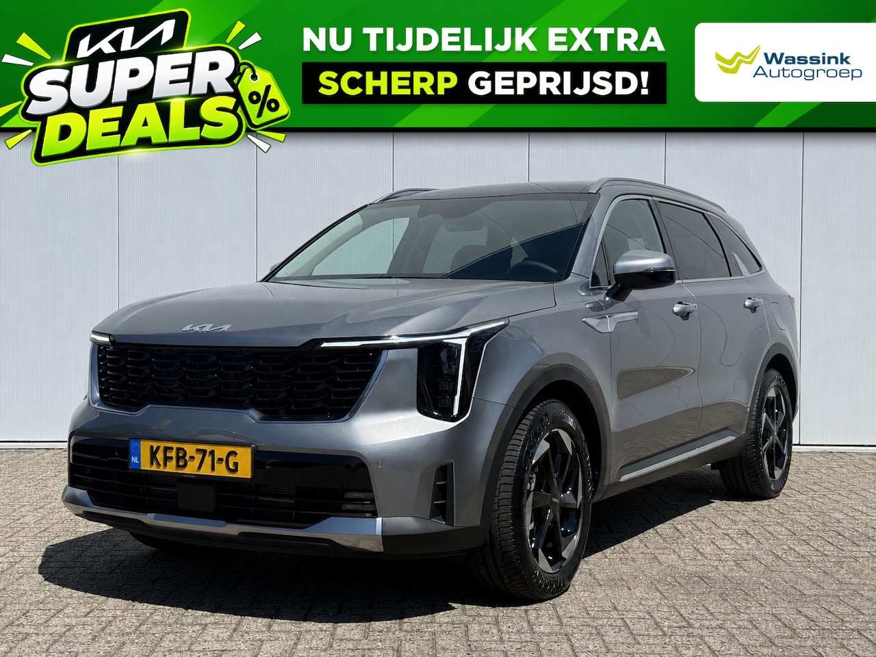 Kia Sorento - 1.6 T-GDi Plug-in Hybrid 4WD DynamicPlusLine 7p | 7 Zits | Stoel- stuurverwarming | Adapti - AutoWereld.nl