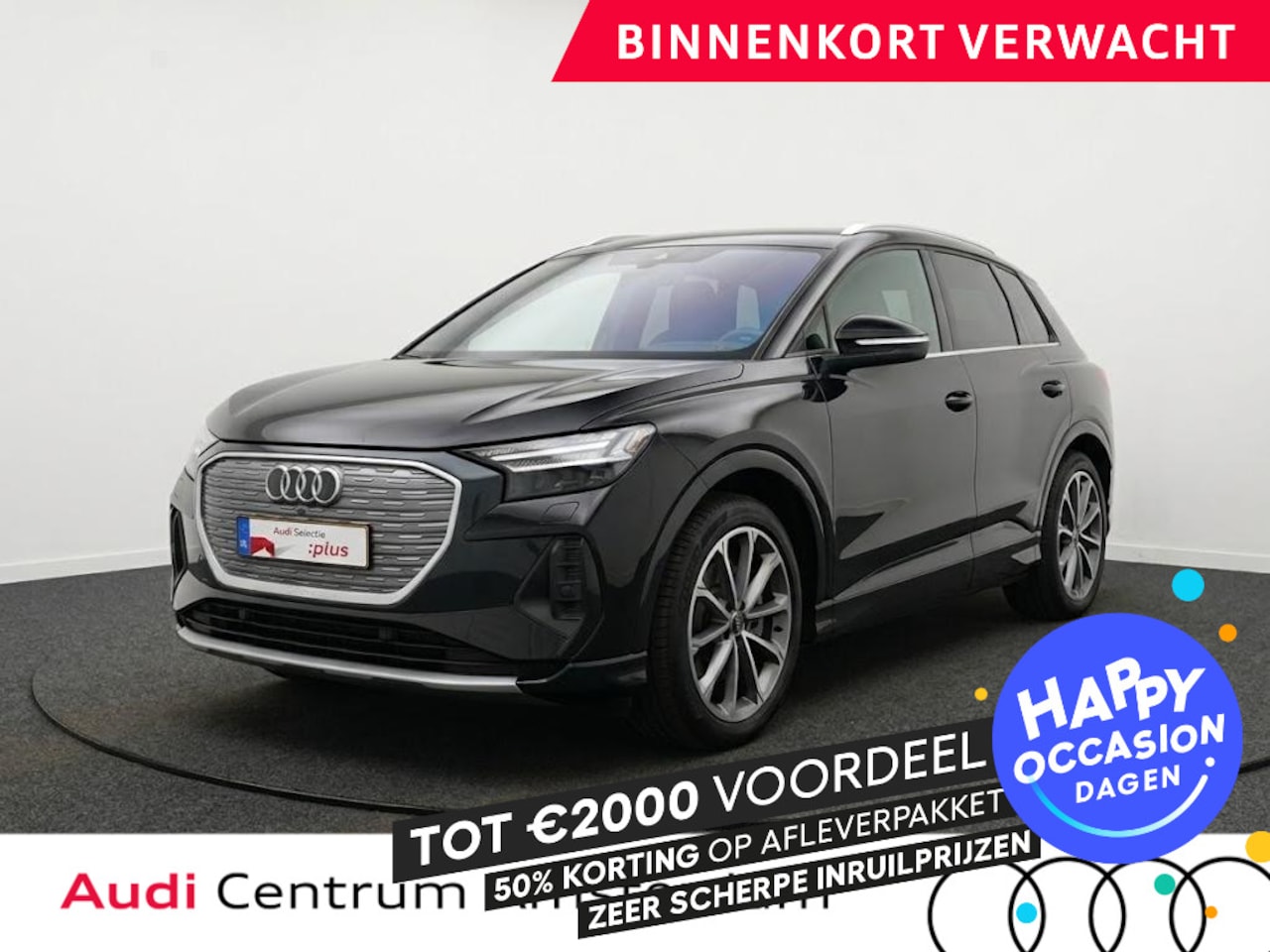 Audi Q4 e-tron - 40 Launch edition Advanced Plus 77 kWh 204pk | Navigatie | parkeercamera | SONOS Premium S - AutoWereld.nl