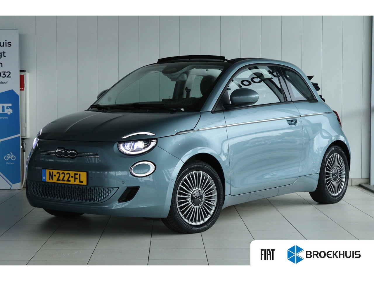 Fiat 500 C - Icon 42 kWh | SOH 92% | Adapt. Cruise | Stoelverwarming | LED | Keyless | Camera | Navi | - AutoWereld.nl