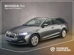 Skoda Octavia Combi - Business Edition 1.0 eTSI 110pk DSG Automaat Navigatie, Cruise control, Stoelverwarming, P
