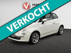 Fiat 500 C - 1.2 Lounge | Cabrio | Airco | Parkeer Sensoren Achterzijde | Half Lederen Bekleding | Mult