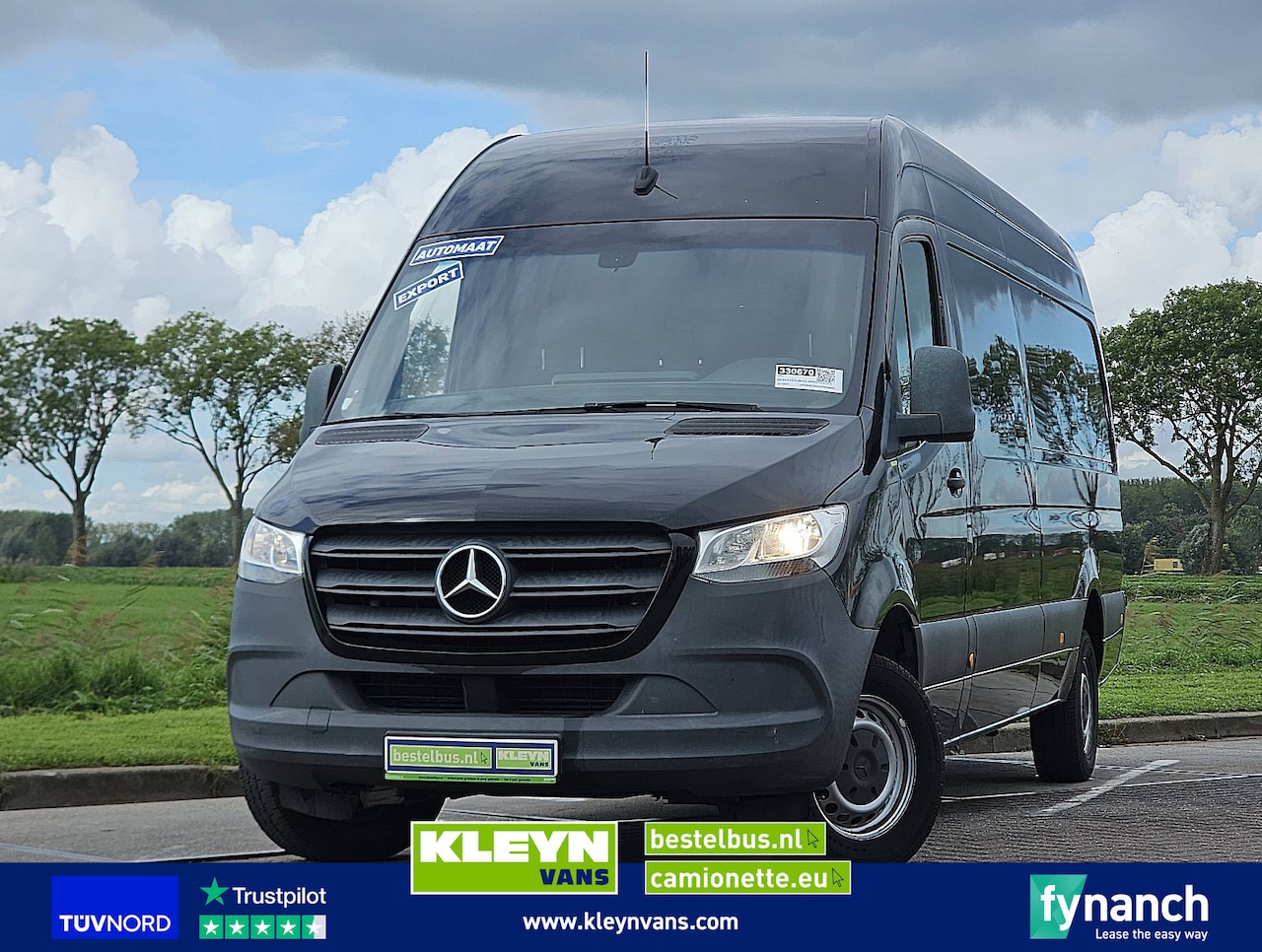 Mercedes-Benz Sprinter - 319 L3H2 V6 3.0Ltr Mbux Automaat 190PK 6-Cylinder Airco Euro6! - AutoWereld.nl