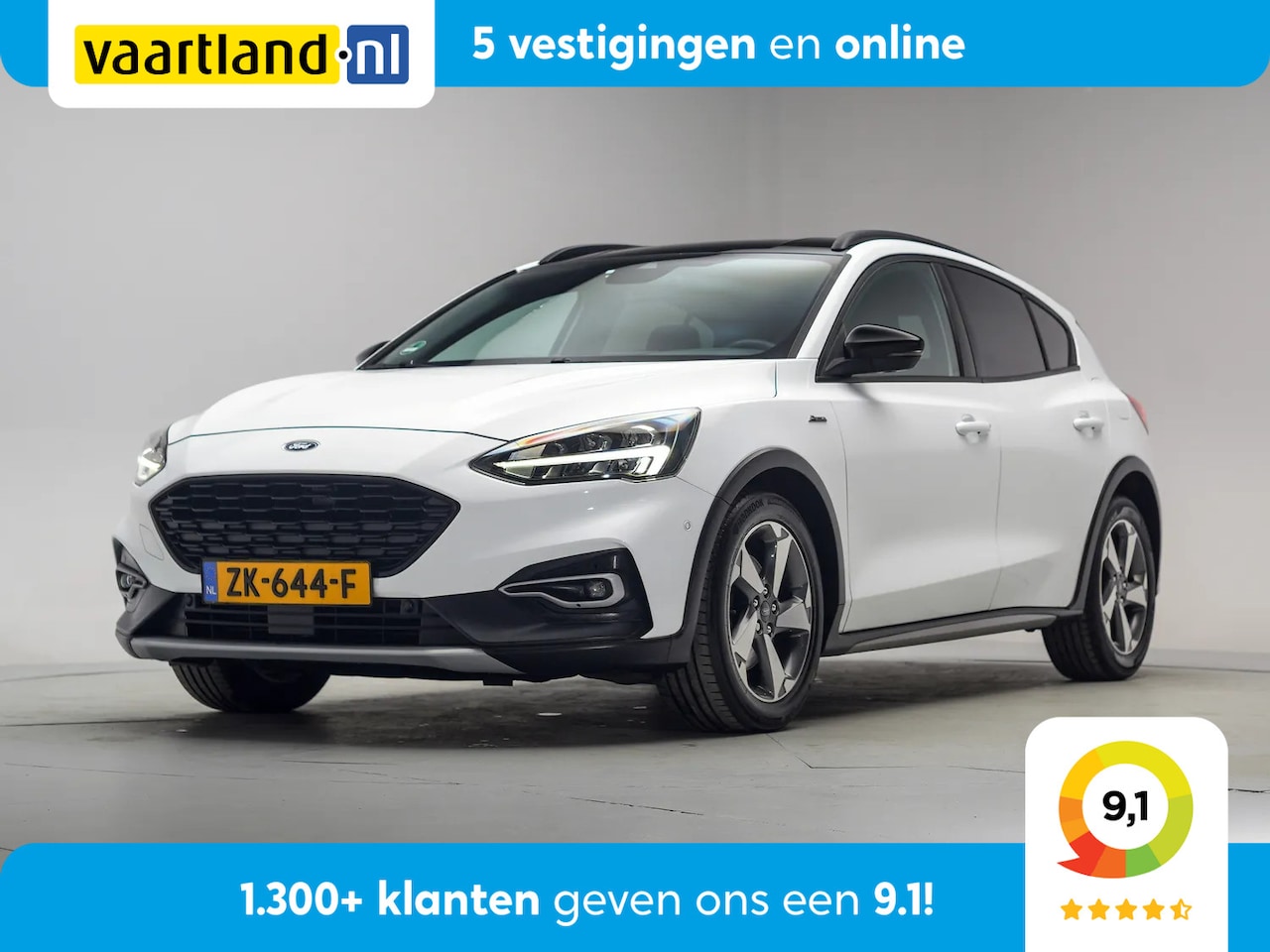 Ford Focus - 1.0 EcoBoost 125pk Active Business 5-drs [ LED B&O Head-up Stoelverwarming ] - AutoWereld.nl