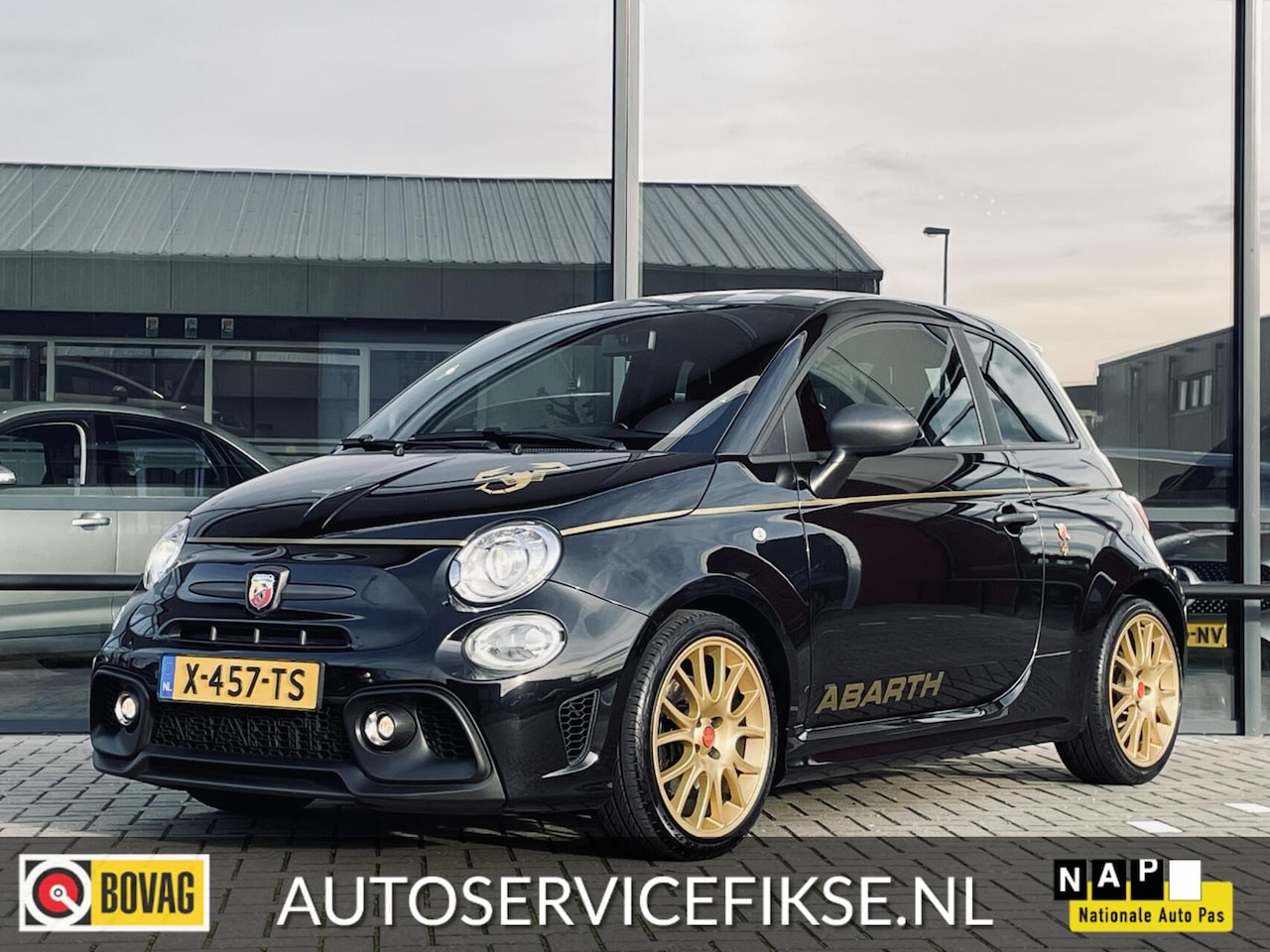 Abarth 595 - 1.4 T-JET SCORPIONEORO | LEER | HISTORIE AANWEZIG - AutoWereld.nl