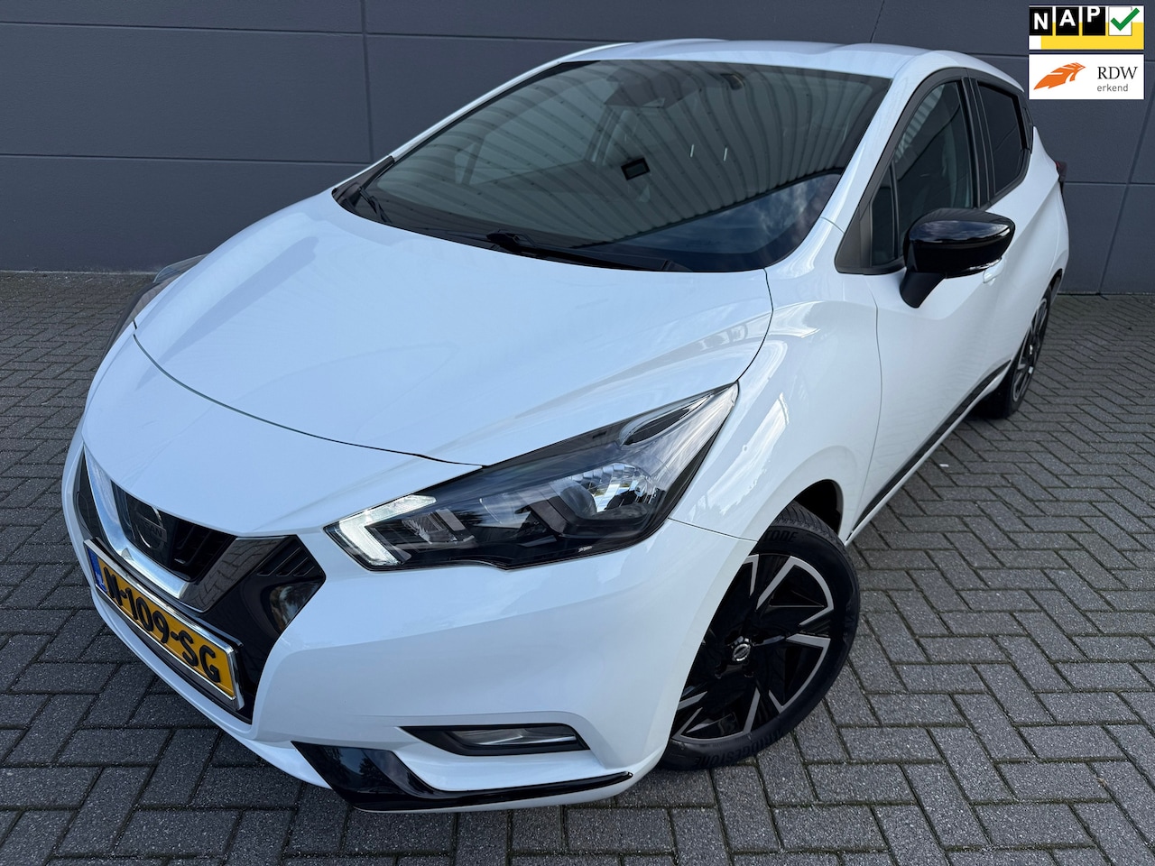 Nissan Micra - 1.0 IG-T N-Design*AIRCO*CRUISE*NAVI*PARK SENSOREN*APK - AutoWereld.nl