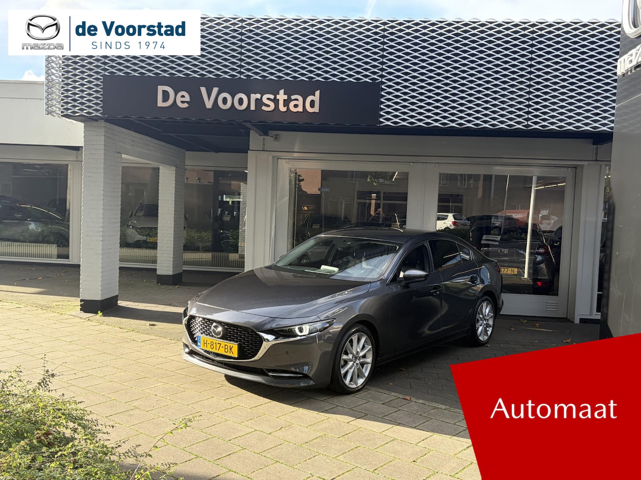 Mazda 3 - 2.0 e-SkyActiv-X Mild Hyb. 180PK Luxury Automaat | leder | Ned. auto | dealer onderhouden - AutoWereld.nl
