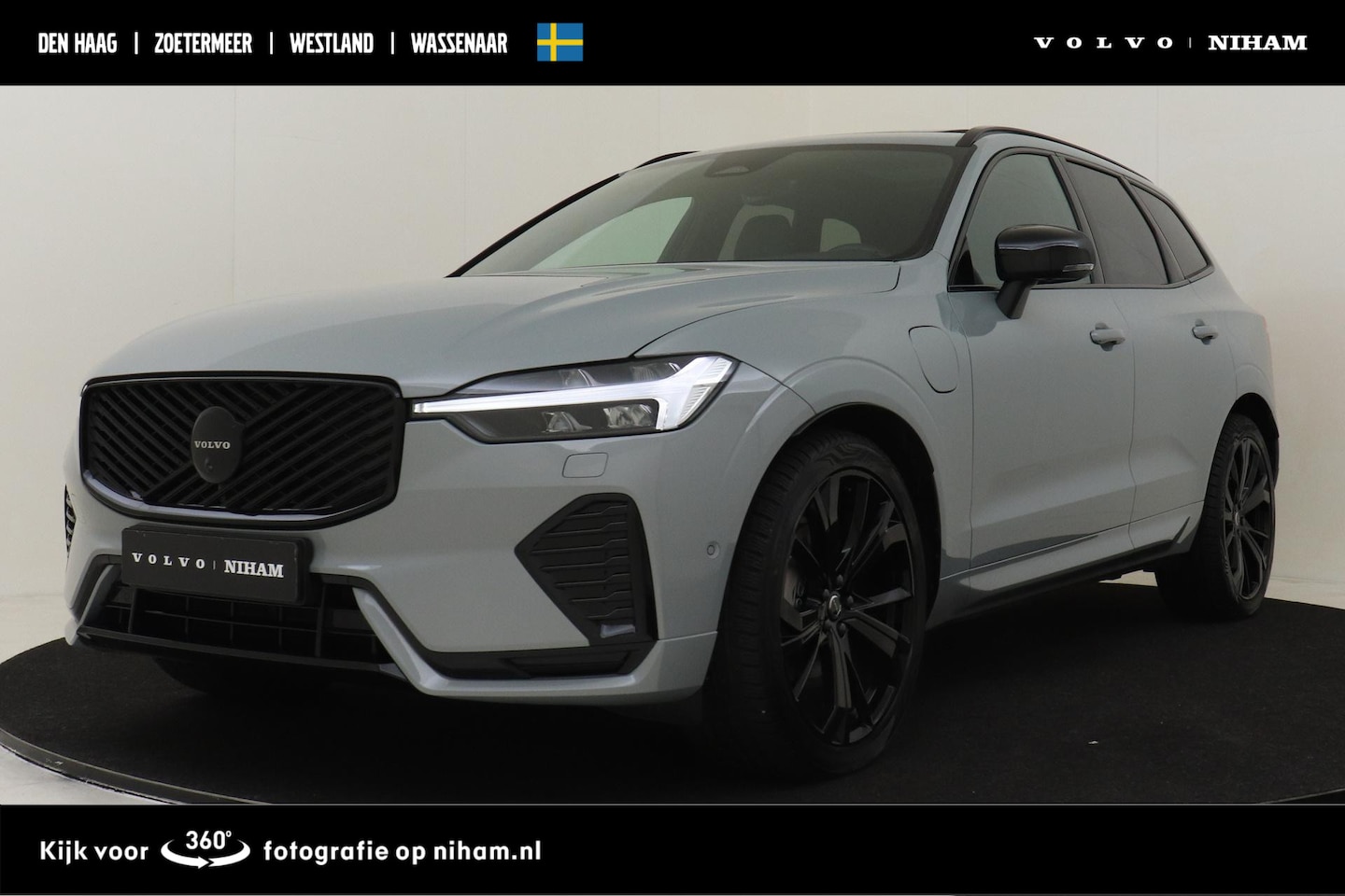 Volvo XC60 - II T6 PLUG-IN HYBRID AWD ULTRA BLACK EDITION -PANO.DAK|HARMAN/KARDON|LUCHTVERING|360°CAM|H - AutoWereld.nl