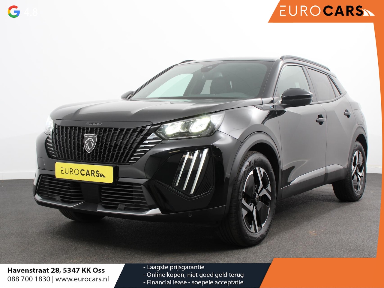 Peugeot e-2008 - EV Allure Pack 54 kWh Navigatie Apple Carplay/Android Auto Climate Control Parkeer sensore - AutoWereld.nl