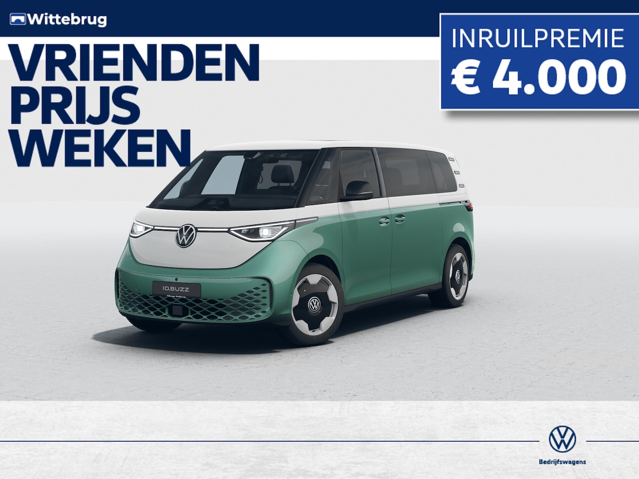 Volkswagen ID. Buzz - Pro Bulli Limited Edition Plus 86 kWh LWB 7p. - AutoWereld.nl