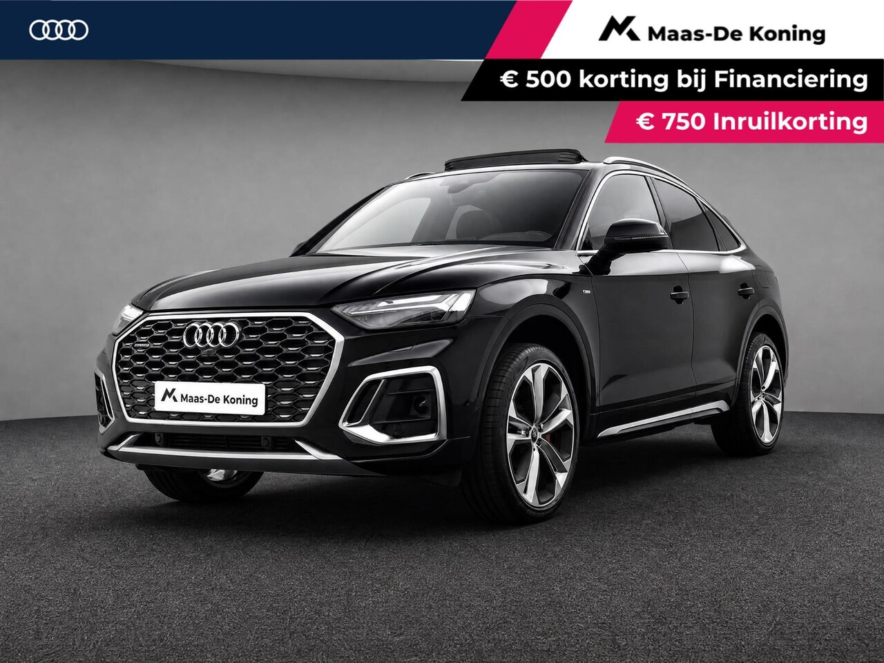 Audi Q5 Sportback - 50 TFSIe 299pk S-tronic S edition · Camera · Panoramadak · Apple/Android Car Play · Naviga - AutoWereld.nl