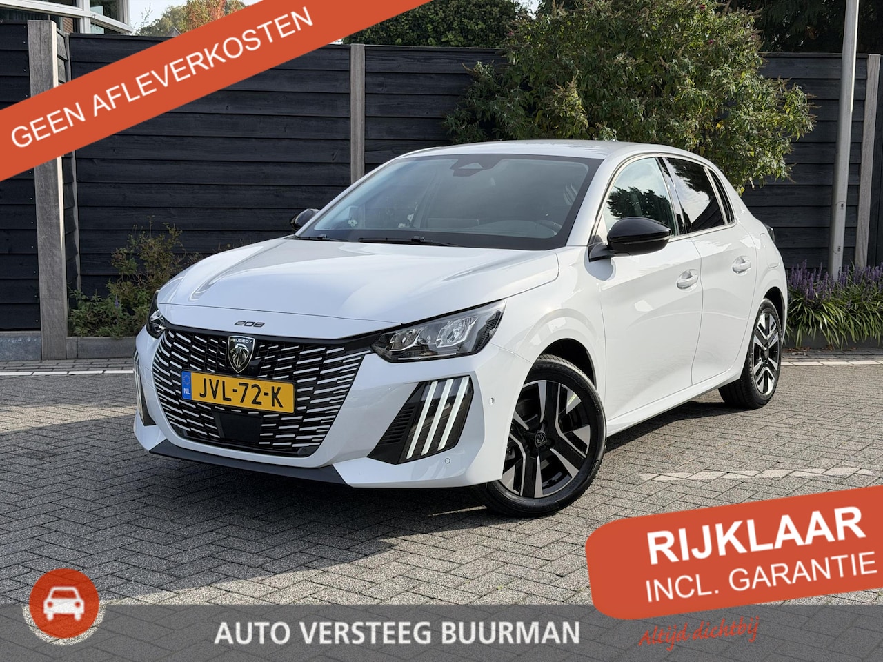 Peugeot 208 - Allure 1.2 Hybrid 110PK e-DCS6 Automaat Navigatie, Rondomzichtcamera, Apple Carplay, Andro - AutoWereld.nl