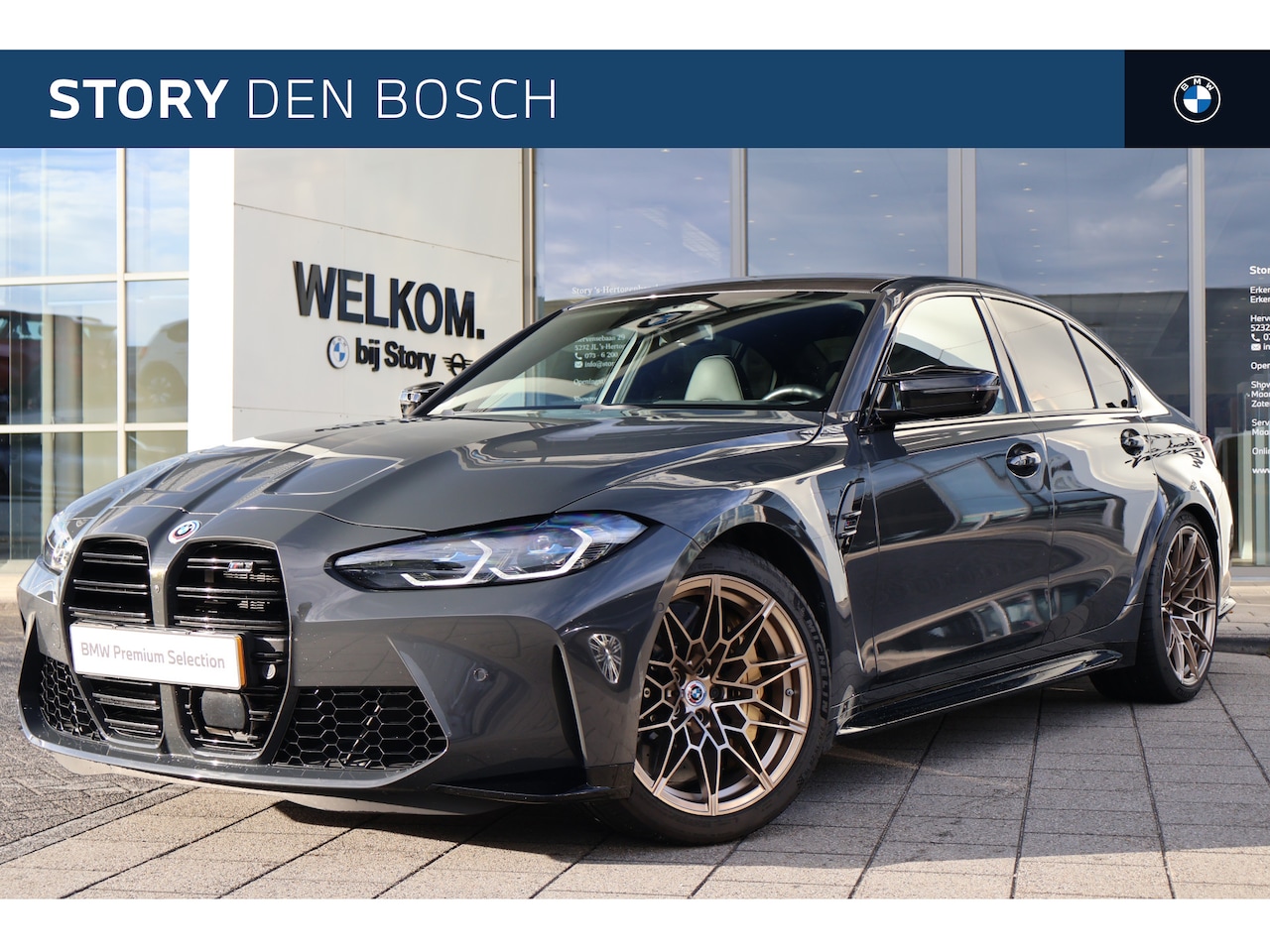 BMW M3 - Competition Automaat / M Drive Professional / Laserlight / M Sportstoelen / M Carbon-keram - AutoWereld.nl