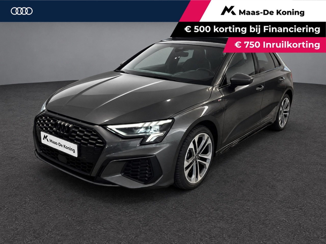 Audi A3 Sportback - 40 TFSIe 150kW/204PK S Line · Panoramadak · Apple/Android Car Play · Stoelverwarming · EXT - AutoWereld.nl