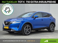 Nissan Qashqai - 1.3 MHEV Xtronic Tekna / Dealer onderhouden / All season banden / HUD / Cold Pack / Design