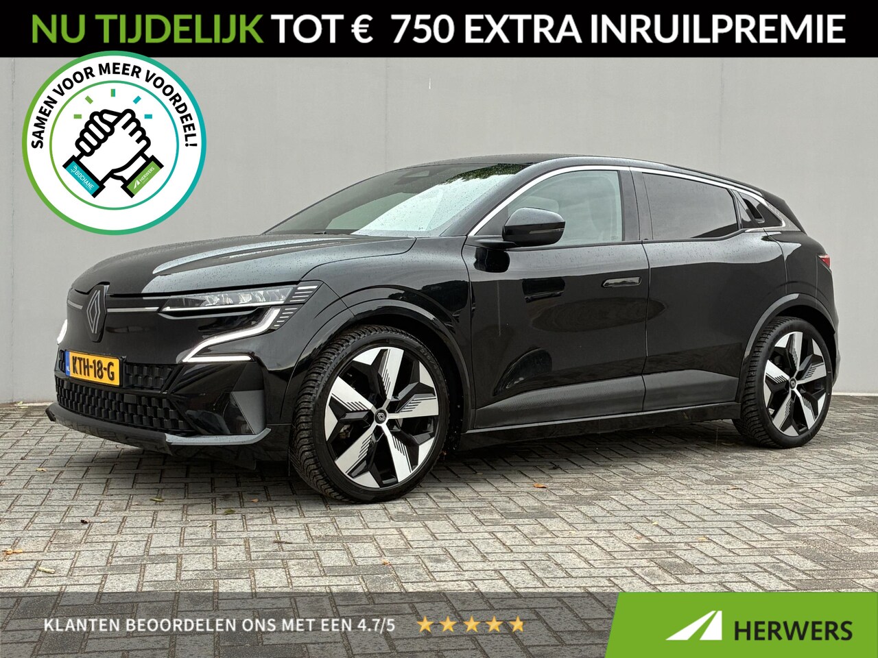 Renault Mégane E-Tech - EV40 Boost Charge Techno / Accu SoH 92,95% / Dealer Onderhouden / Navigatie / Stoel-/Stuur - AutoWereld.nl