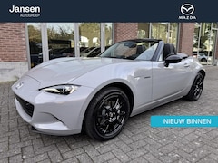 Mazda MX-5 - 136 pk Yakudo, sportonderstel. Aero Grey, Alcantara
