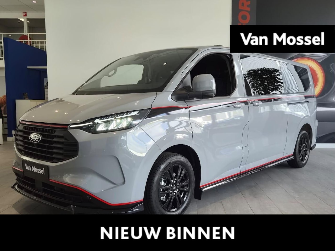 Ford Transit Custom - 320 2.5 PHEV L2H1 Grey Platinum | DUBBELE CABINE | NIEUW TE BESTELLEN | - AutoWereld.nl