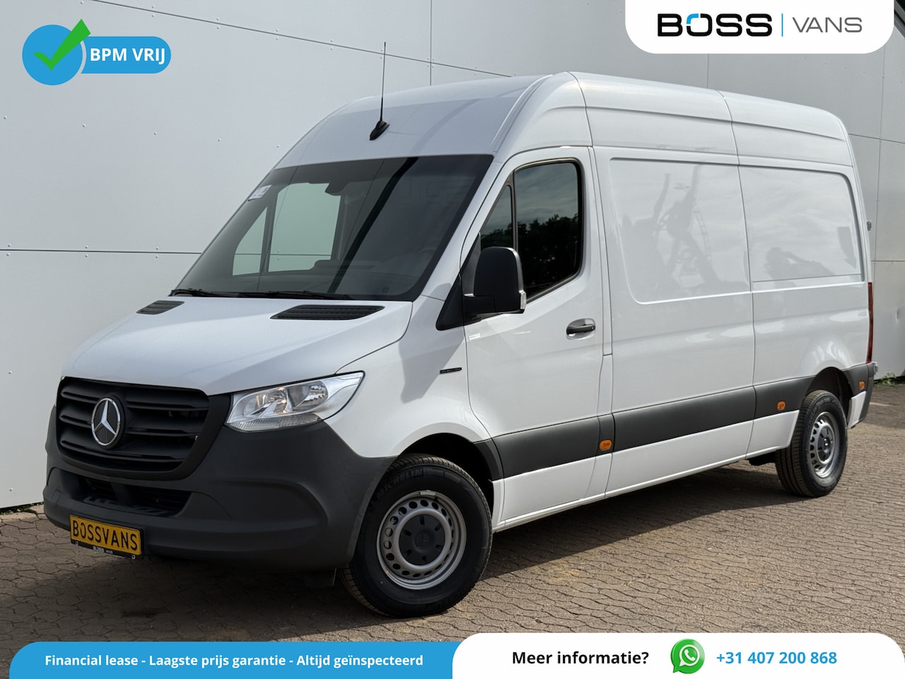 Mercedes-Benz eSprinter - 312 55kWh L2H2 Elektrisch 168 km WLTP 97,1% (SOH) 80kW Snelladen Climate Control Camera St - AutoWereld.nl
