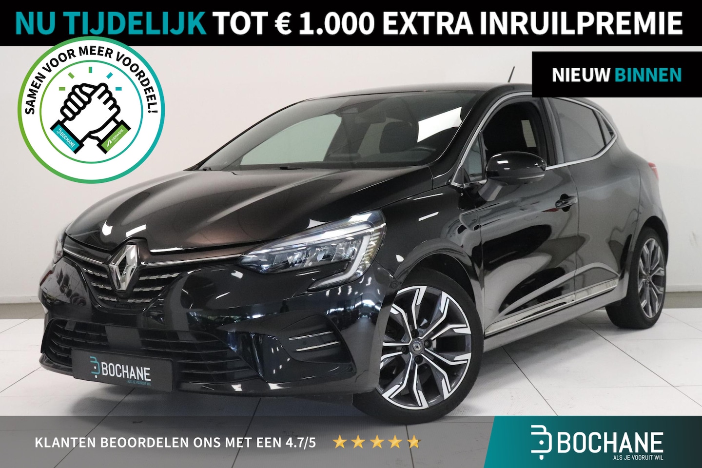 Renault Clio - 1.0 TCe Intens | BOSE-Audio | 360° Camera | Navigatie | Pack Winter | Climate control | 17 - AutoWereld.nl