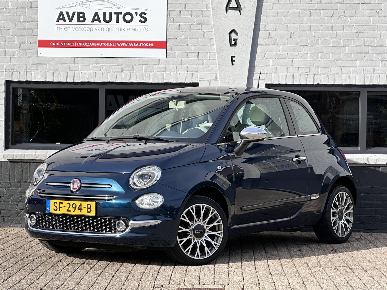 Fiat 500 - 1.2 Lounge Clima Cruise Navi Pano Groot Scherm PDC - AutoWereld.nl