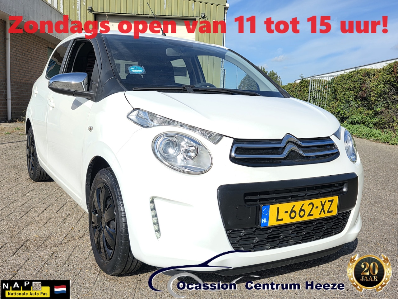 Citroën C1 - 1.0 VTi Feel 1.0 VTi Feel, 1e Eigenaar! Airco! Apk 8-2027! Zondag OPEN! - AutoWereld.nl
