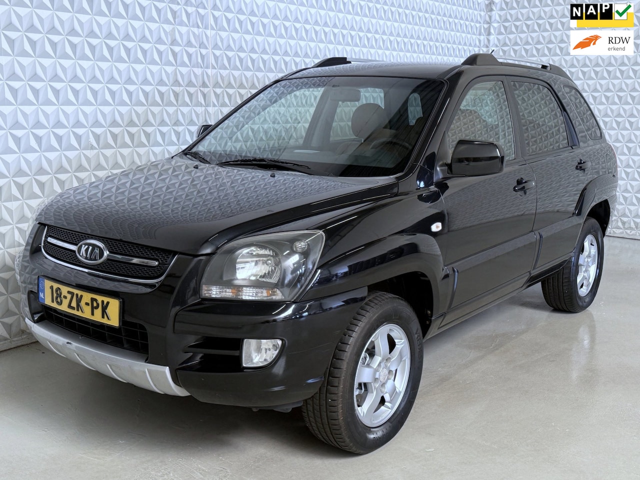Kia Sportage - 2.0 CVVT X-ception / VOL LEER + TREKHAAK (2008) - AutoWereld.nl
