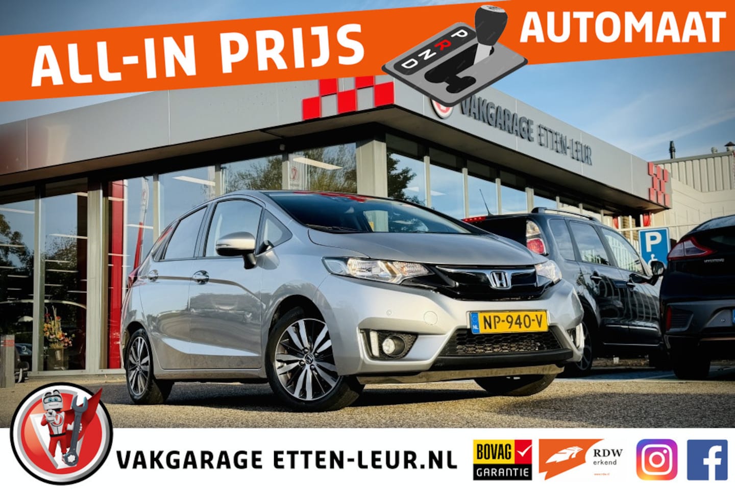 Honda Jazz - 1.3 i-VTEC Elegance | TREKHAAK | CAMERA | CLIMA | CRUISE - AutoWereld.nl