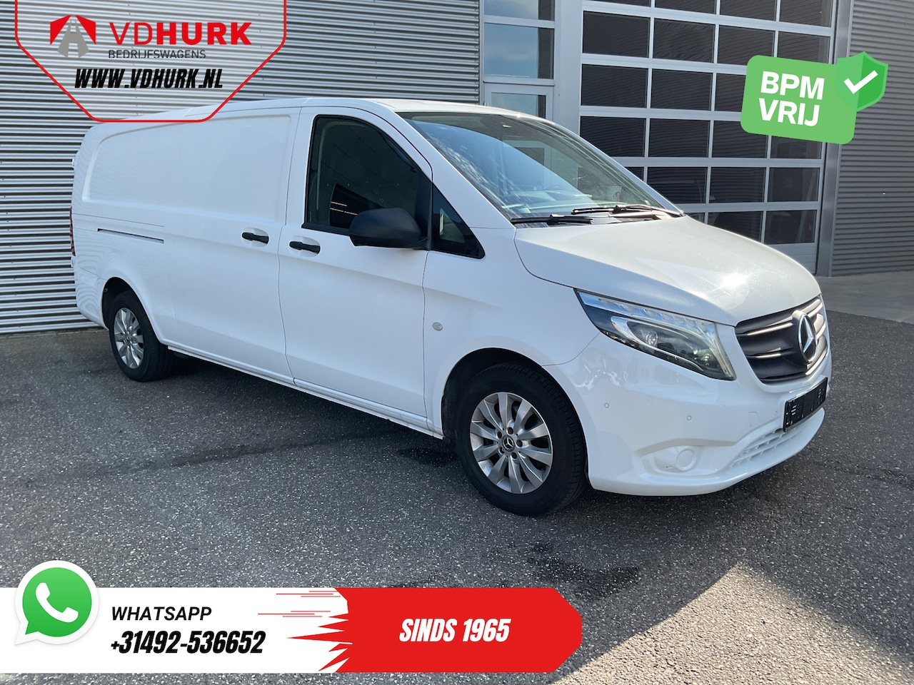 Mercedes-Benz Vito - 116 CDI Aut. L3 LED/ Carplay/ Standkachel/ Stoelverw./ Navi/ Camera/ Cruise/ 16’LMV/ PDC/ - AutoWereld.nl