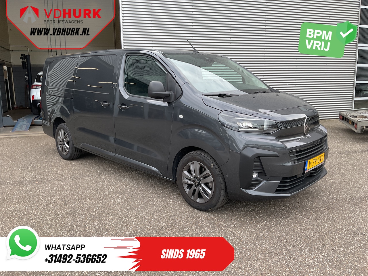 Citroën Jumpy - 2.0 HDI 145 pk L3 LED/ Carplay/ Stoelverw./ Stuurverw./ Virtual Cockpit/ Navi/ Keyless/ Cl - AutoWereld.nl