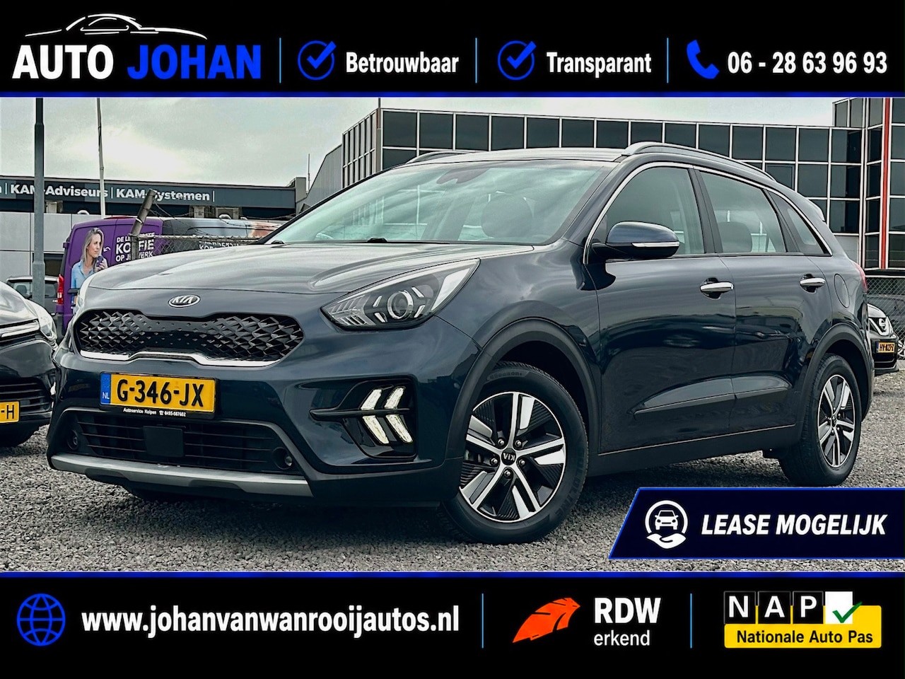 Kia Niro - 1.6 GDi Hybrid DynamicLine 1.6 GDi Hybrid DynamicLine - AutoWereld.nl