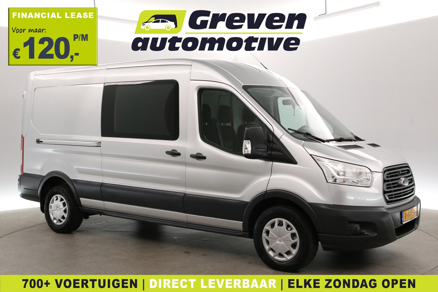 Ford Transit - 2.0 TDCI L3H2 | 2800kg Trekgew. | Airco | Cruise | Camera | 3 Zits | Trekhaak | Parkeersen - AutoWereld.nl