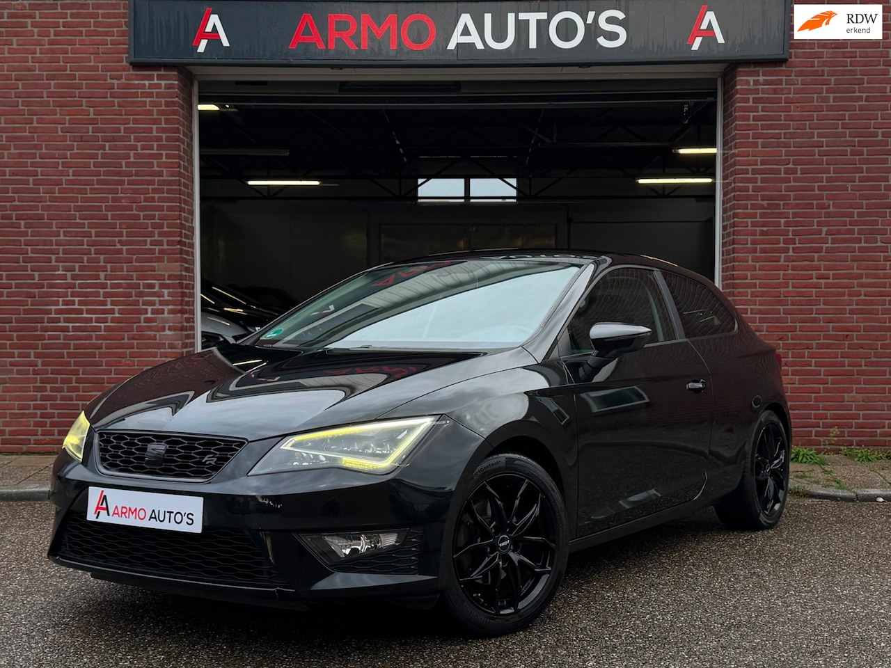 SEAT Leon SC - 1.4 TSI FR | Airco | Cruise | Black on black - AutoWereld.nl