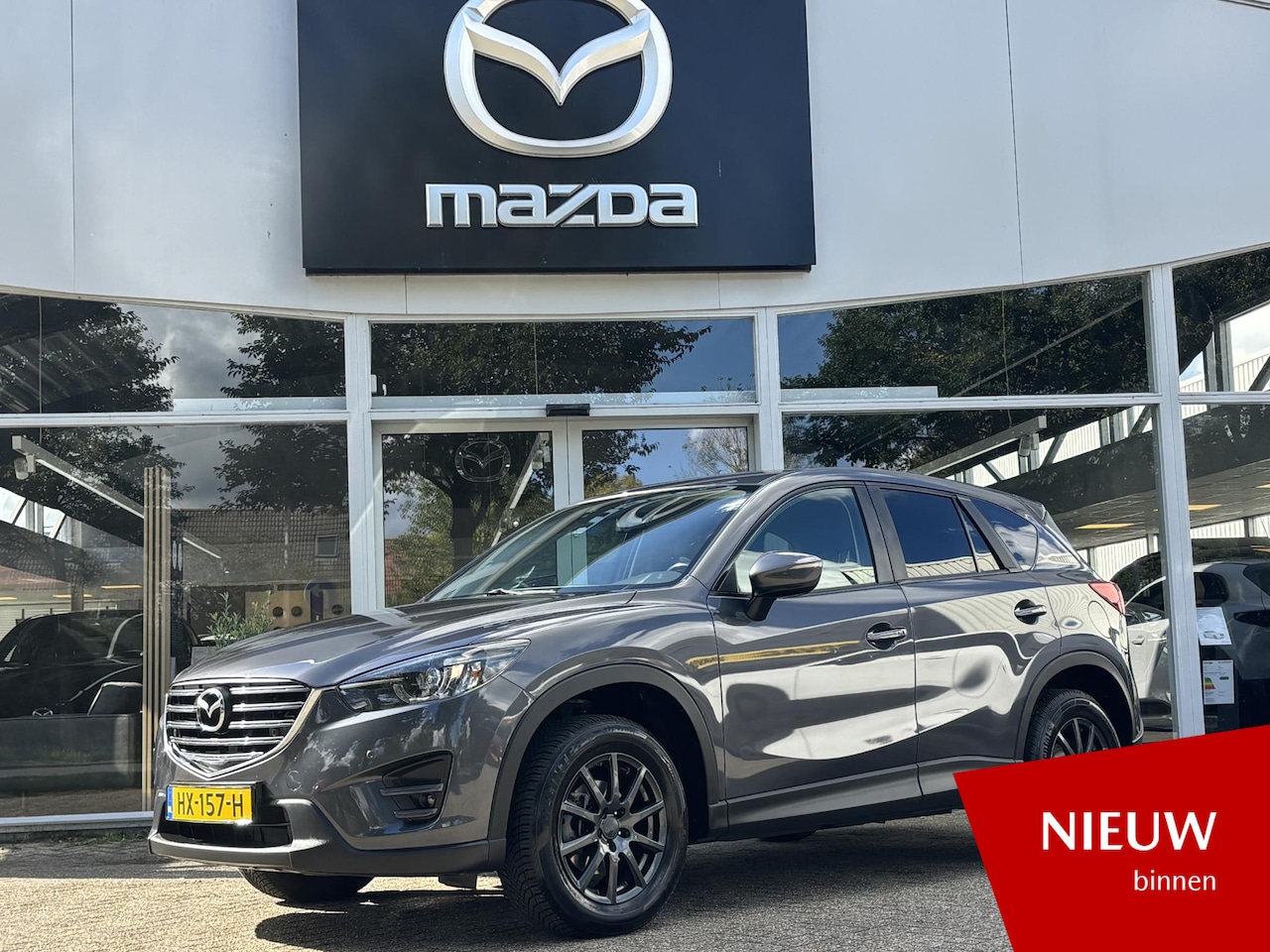 Mazda CX-5 - 2.0 SkyActiv-G 165 TS+ 2WD NL-Auto, 1e Eig., Dealer Onderh., Leer, Stoelen Electr. verstel - AutoWereld.nl