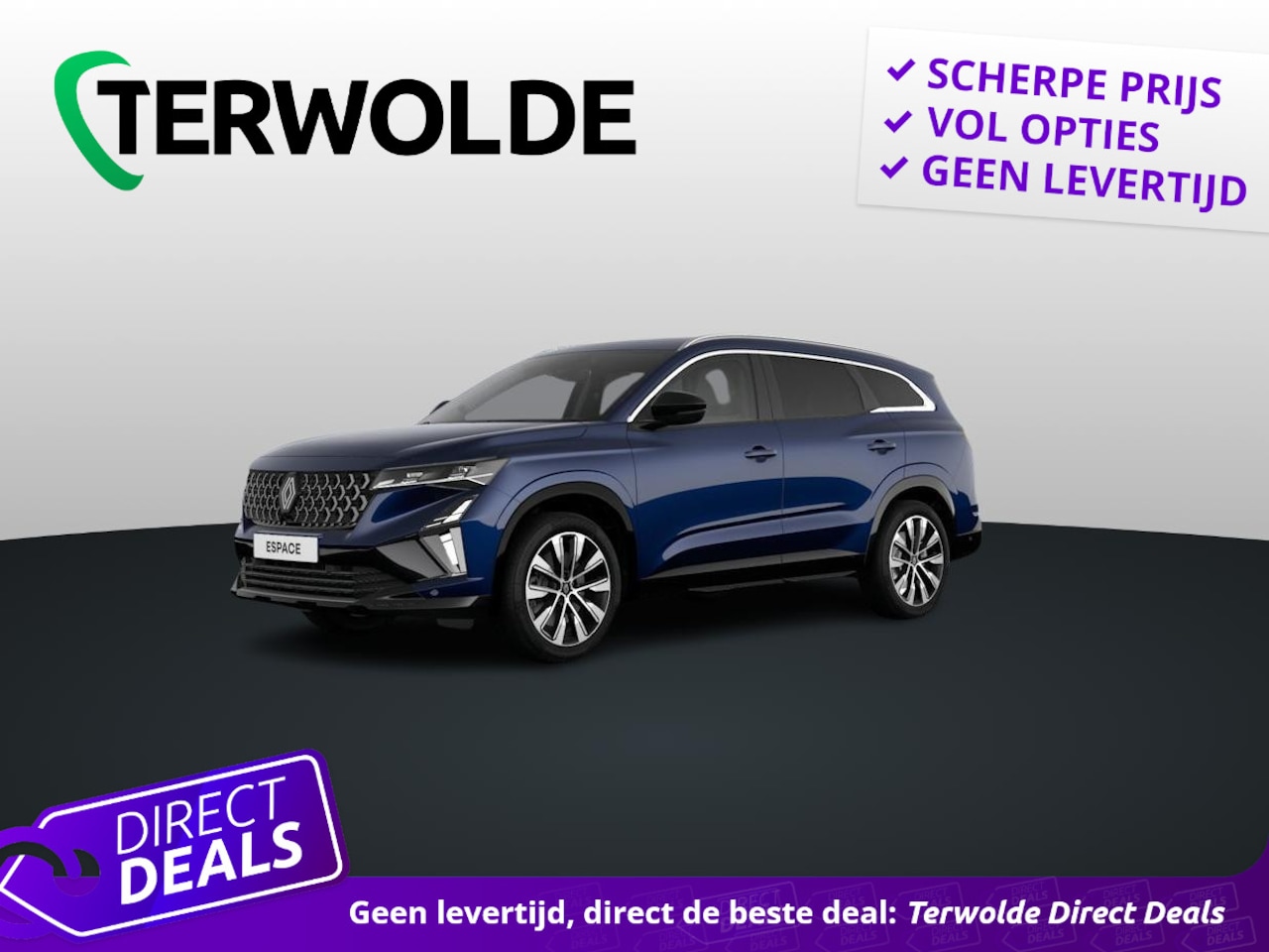 Renault Espace - techno full hybrid E-Tech 200 - 7 zitplaatsen | pack privilège | - AutoWereld.nl