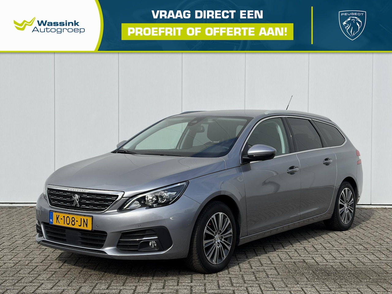 Peugeot 308 SW - 1.2 PureTech Blue Lease Allure Automaat I Navigatie - AutoWereld.nl