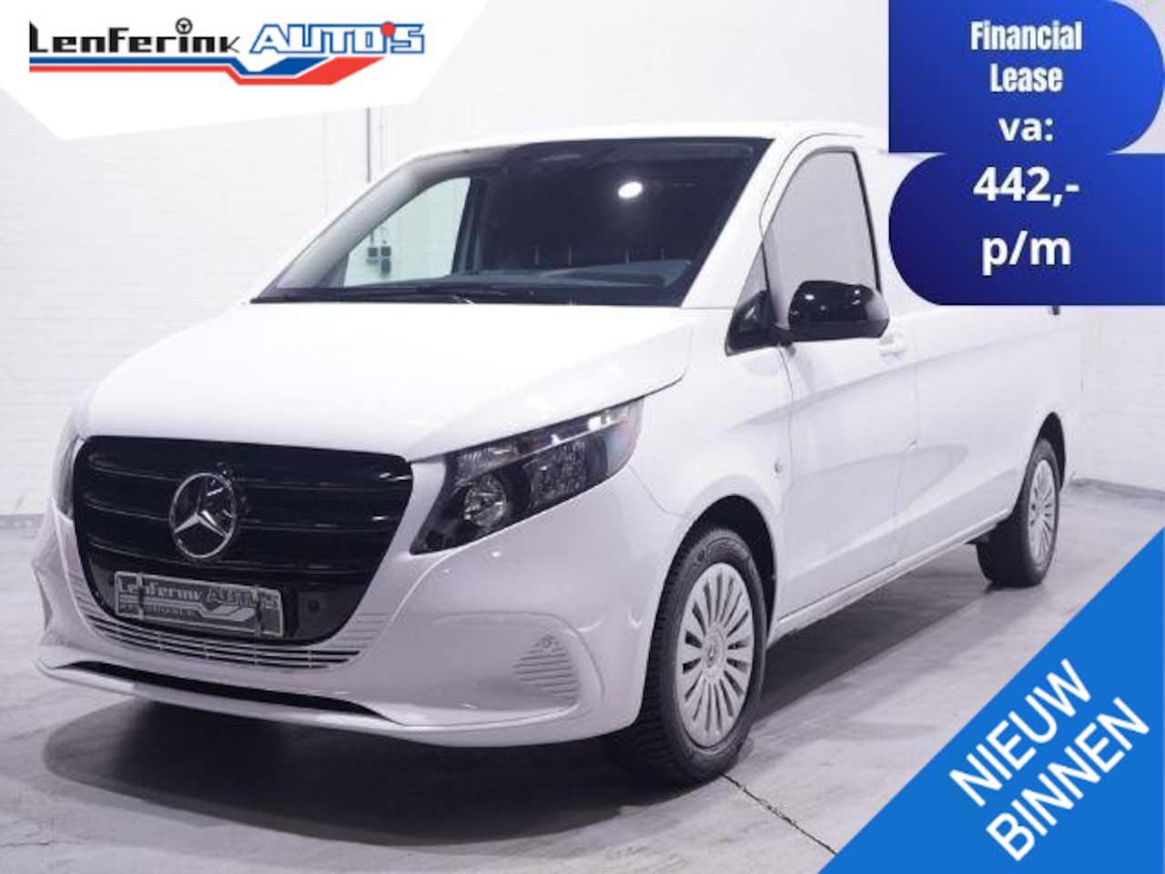 Mercedes-Benz Vito - 116 CDI 163 pk L3 Aut. Nwe Model Navi, Camera Laadruimte Pakket, PDC V+A, 3-Zits - AutoWereld.nl