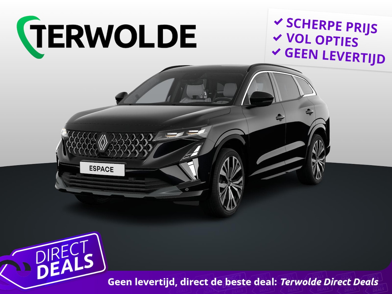 Renault Espace - iconic full hybrid E-Tech 200 - 7 zitplaatsen | pack light & sound | pack vision | - AutoWereld.nl