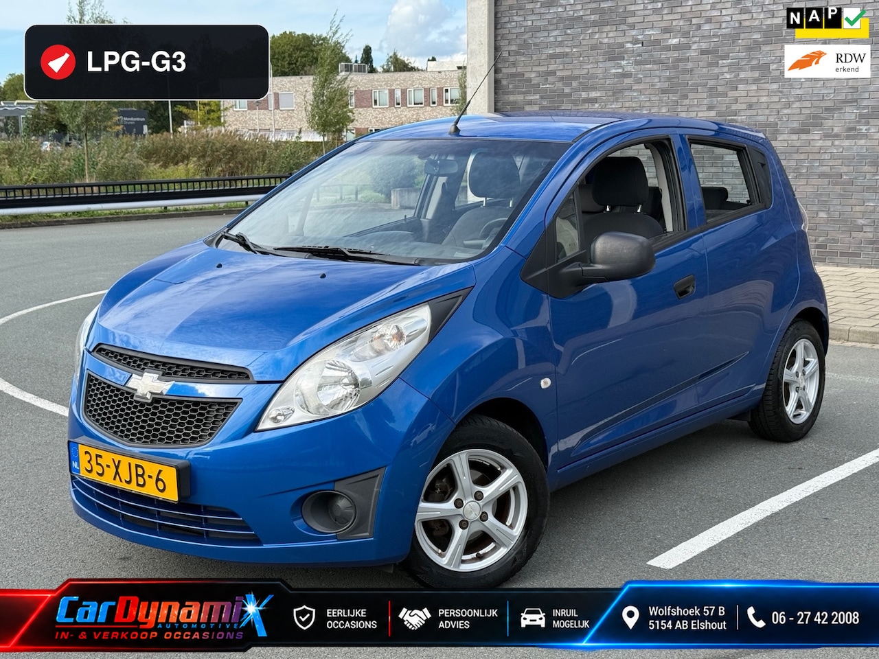 Chevrolet Spark - 1.0 16V LS Bi-Fuel | LPG G3 | Airco | LMV | 2e Eig. - AutoWereld.nl