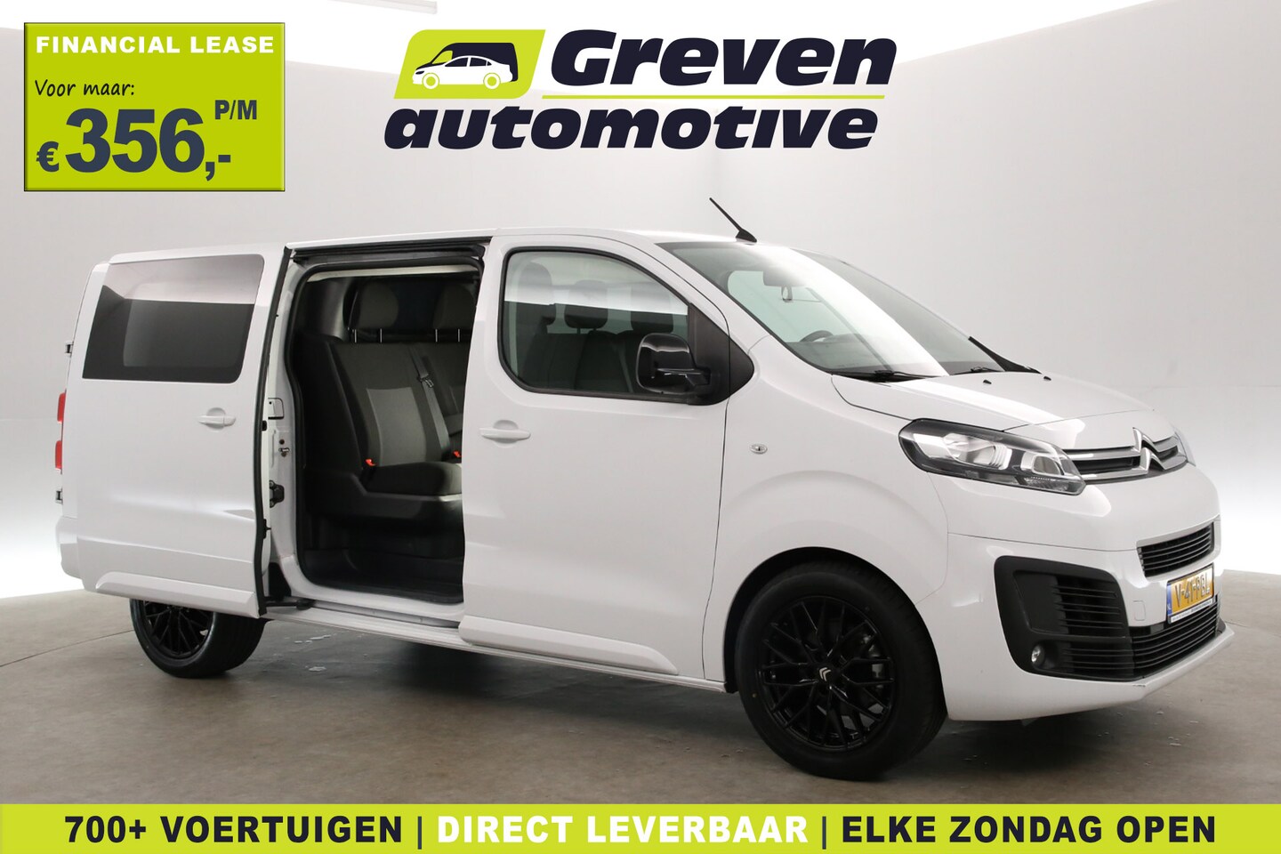 Opel Vivaro - Citroën Jumpy 2.0 BlueHDI 145PK L3H1 | DC | 6 Zits | Airco | Cruise | Trekhaak | Carplay - AutoWereld.nl