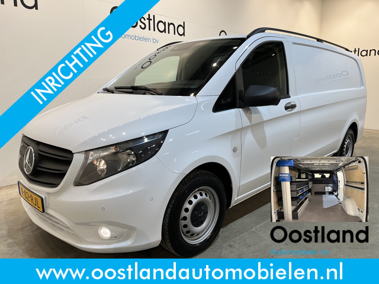 Mercedes-Benz Vito - 116 CDI Extra Lang Servicebus / Sortimo Inrichting / Euro 6 / Airco / CarPlay / Camera / C - AutoWereld.nl
