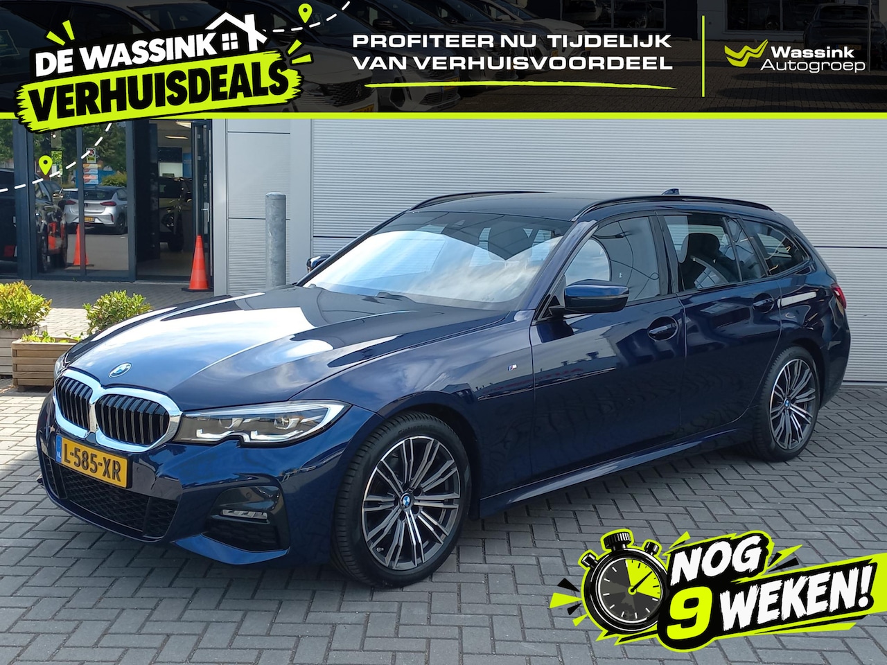 BMW 3-serie Touring - 318i 2.0 156pk Automaat Business Edition + M-Sportpakket | Climate control | Navigatie | 1 - AutoWereld.nl