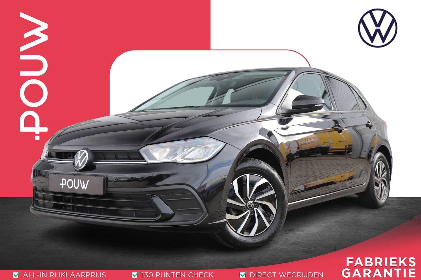 Volkswagen Polo - 1.0 TSI 95pk DSG Life Edition | App Connect | Clima | Parkeersensoren - AutoWereld.nl